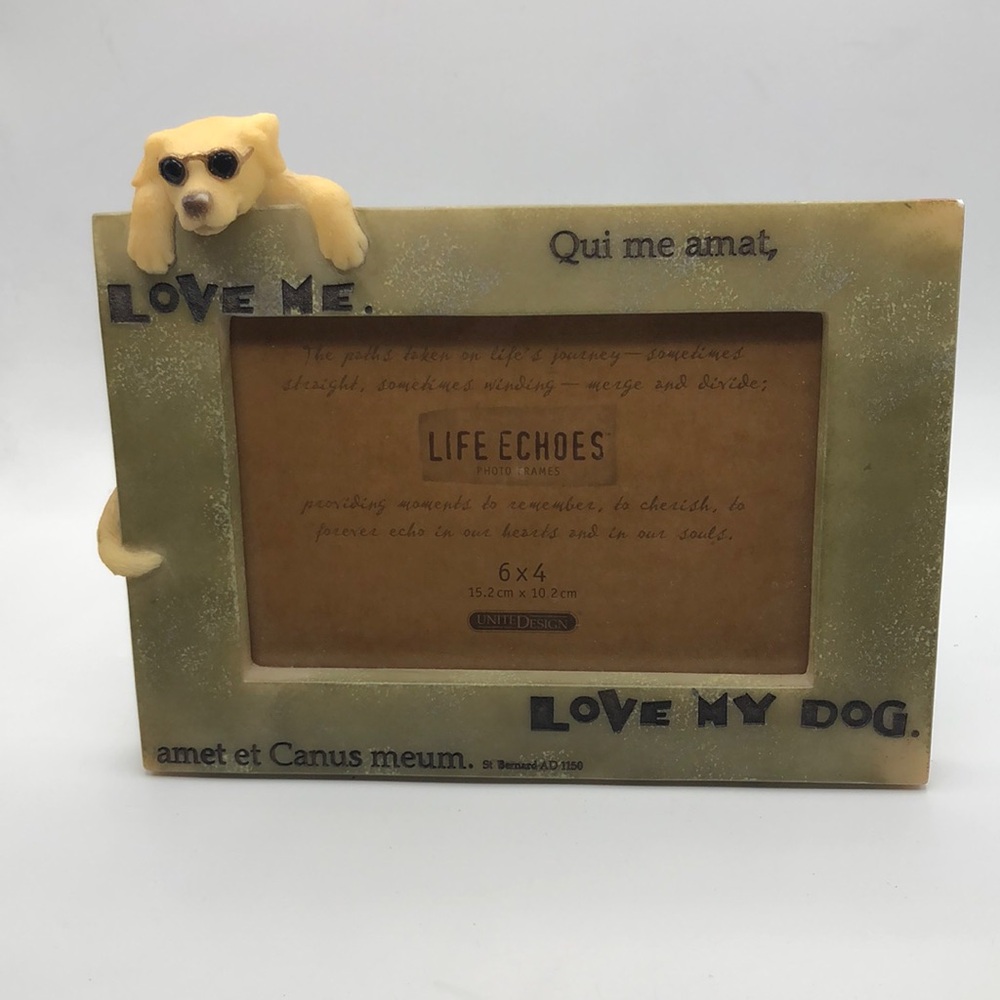 Love My Dog Foto Frame 6”x4” Life Echoes